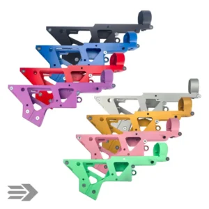 AirTac Customs x MAC Gen 3 Cerakoted Skeletonized CRBN Gearbox