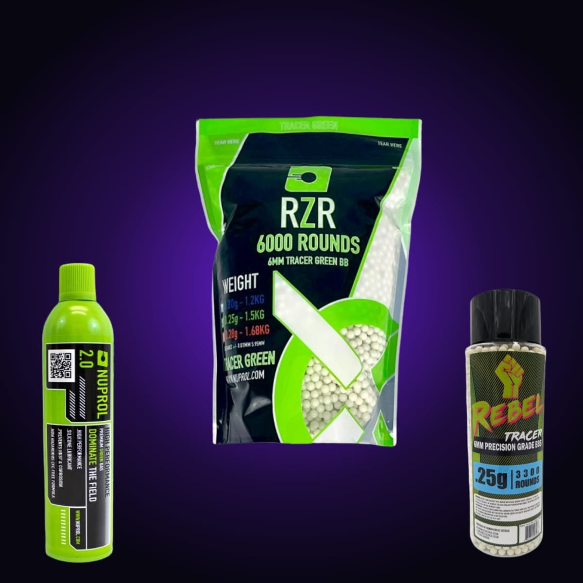 Airsoft BBs gas and consumables
