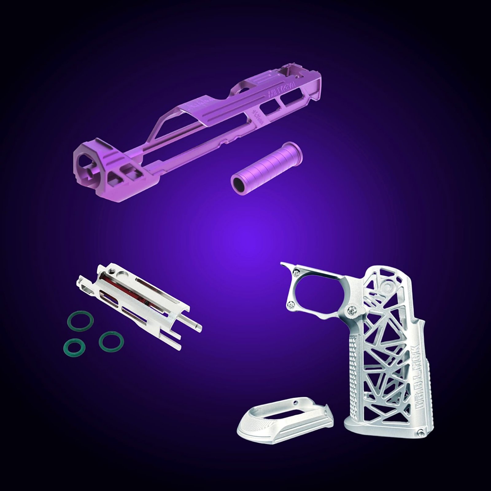 Hi-Capa airsoft pistols and upgrade parts