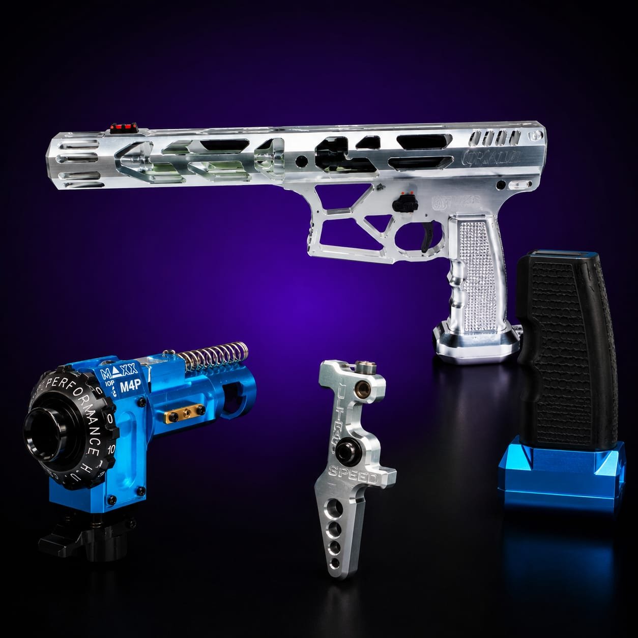 M4 HPA airsoft parts upgrades and internals