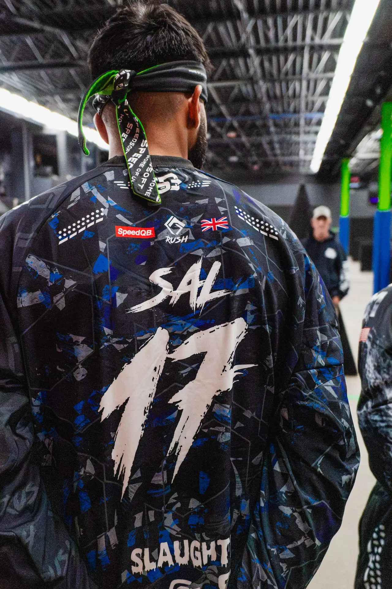 RUSH jersey back showing personalised SAL name and number 17