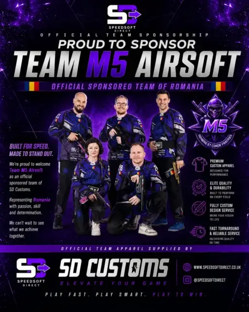 Team M5 Romania wearing SD Customs