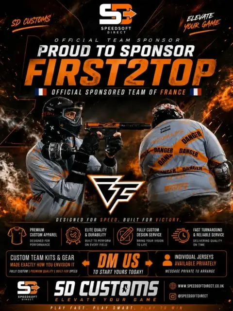 First2Top France wearing SD Customs